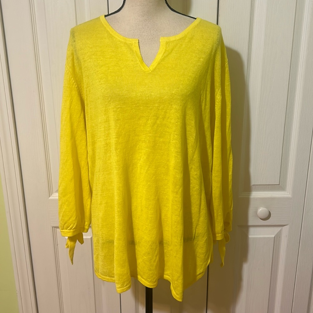 Talbots 100% Linen Top